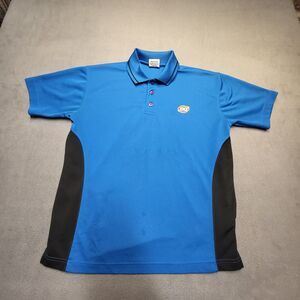 Dairy Queen Employee Polo Shirt Mens S Blue Black Short Sleeve